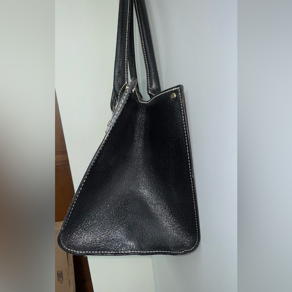 Kate Spade “Baylor” Merrywood Shoulder Bag in Black Pebbled Leather - Picture 6 of 13